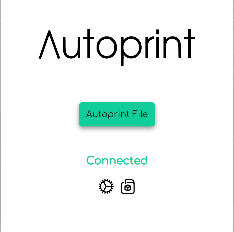 Autoprint User Interface